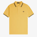 Fred Perry Twin Tipped Polo Shirt - Honeycomb/Navy