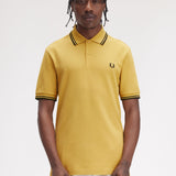 Fred Perry Twin Tipped Polo Shirt - Honeycomb/Navy