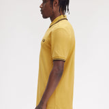 Fred Perry Twin Tipped Polo Shirt - Honeycomb/Navy