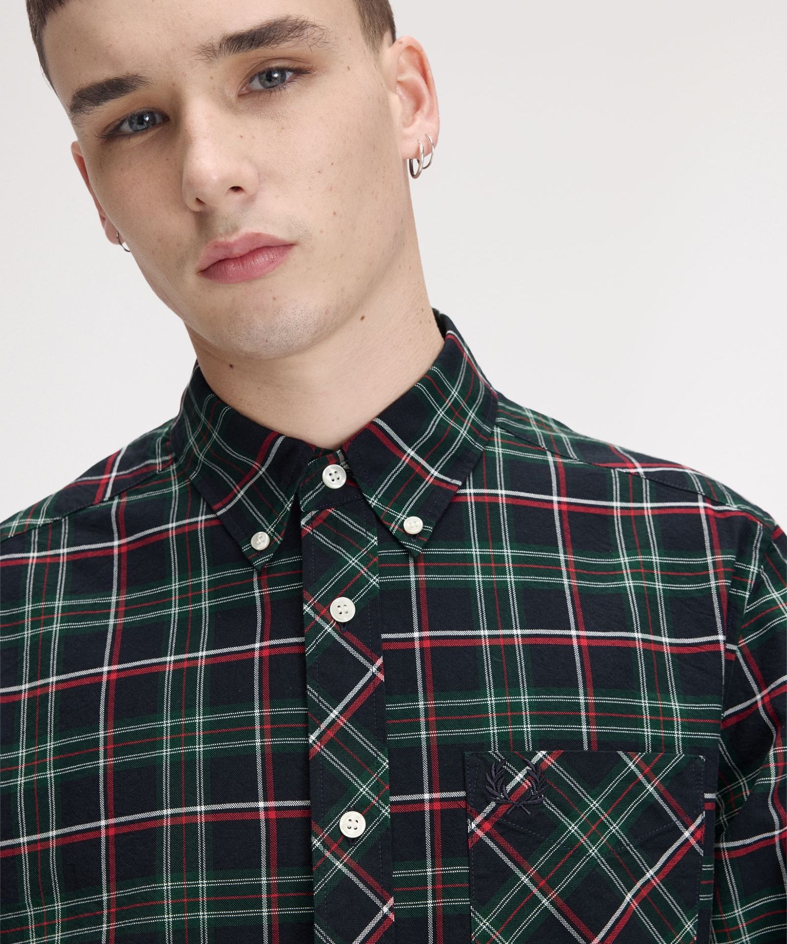 Fred Perry Long Sleeve Tartan Shirt