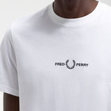 Fred Perry Embroidered T-Shirt - White