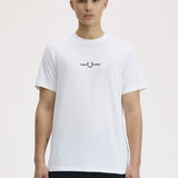 Fred Perry Embroidered T-Shirt - White