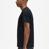 Fred Perry Embroidered T-Shirt - Black