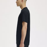 Fred Perry Embroidered T-Shirt - Black
