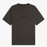 Fred Perry Embroidered T-Shirt - Field Green