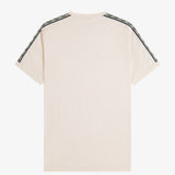 Fred Perry Contrast Tape Ringer T-Shirt - Ecru/Navy