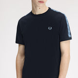 Fred Perry Contrast Tape Ringer T-Shirt - Navy/Ace Blue
