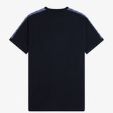 Fred Perry Contrast Tape Ringer T-Shirt - Navy/Ace Blue