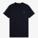 Fred Perry Contrast Tape Ringer T-Shirt - Navy/Ace Blue
