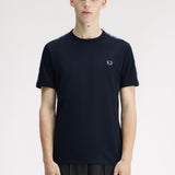 Fred Perry Contrast Tape Ringer T-Shirt - Navy/Ace Blue