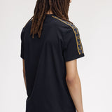 Fred Perry Contrast Tape Ringer T-Shirt - Navy