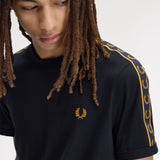 Fred Perry Contrast Tape Ringer T-Shirt - Navy