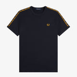 Fred Perry Contrast Tape Ringer T-Shirt - Navy