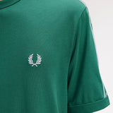 Fred Perry Contrast Tape Ringer T-Shirt - Sport Green
