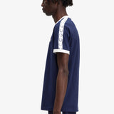 Fred Perry Taped Ringer T-Shirt - Navy