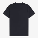 Fred Perry Circle Branding T-Shirt - Black