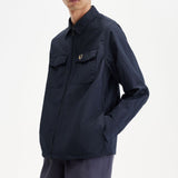 Fred Perry Zip Overshirt - Navy