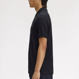 Fred Perry The Polo Shirt - Black/LW Green