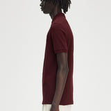 Fred Perry The Polo Shirt - Bordeaux/Ecru