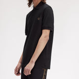 Fred Perry The Polo Shirt - Black/Shadedstone