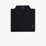 Fred Perry The Polo Shirt - Black/Shadedstone