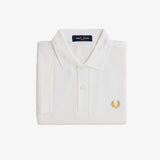 Fred Perry Polo Shirt - Snow White/Honeycomb