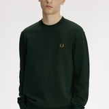 Fred Perry Crew Neck Sweatshirt - Nightgreen