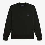 Fred Perry Crew Neck Sweatshirt - Black