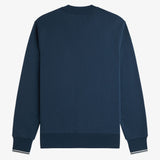 Fred Perry Crew Neck Sweatshirt - Midnight Blue/Slate