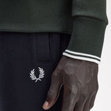 Fred Perry Crew Neck Sweatshirt - Nightgreen/White