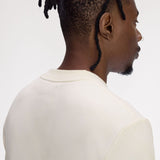 Fred Perry Crew Neck Sweatshirt - Ecru/Court Blue/Bordeaux