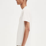 Fred Perry Flocked Laurel Wreath Tee - Snow White