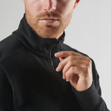 MA.STRUM Neo Quarter Zip Sweat - Jet Black
