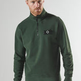 MA.STRUM Neo Quarter Zip Sweat - Oil Slick