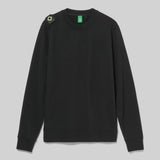 MA.STRUM Training Crew Sweatshirt - Jet Black