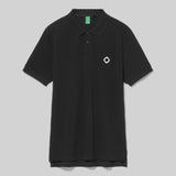 MA.STRUM Pique Polo - Jet Black