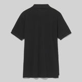 MA.STRUM Pique Polo - Jet Black