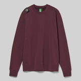 MA.STRUM Training Crew Sweatshirt - Wine