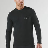 MA.STRUM Montage Crew Knit - Jet Black