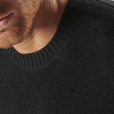 MA.STRUM Montage Crew Knit - Jet Black