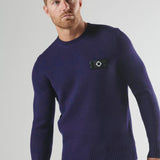 MA.STRUM Montage Crew Knit - Ink Navy
