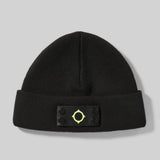 MA.STRUM Badge Beanie - Jet Black