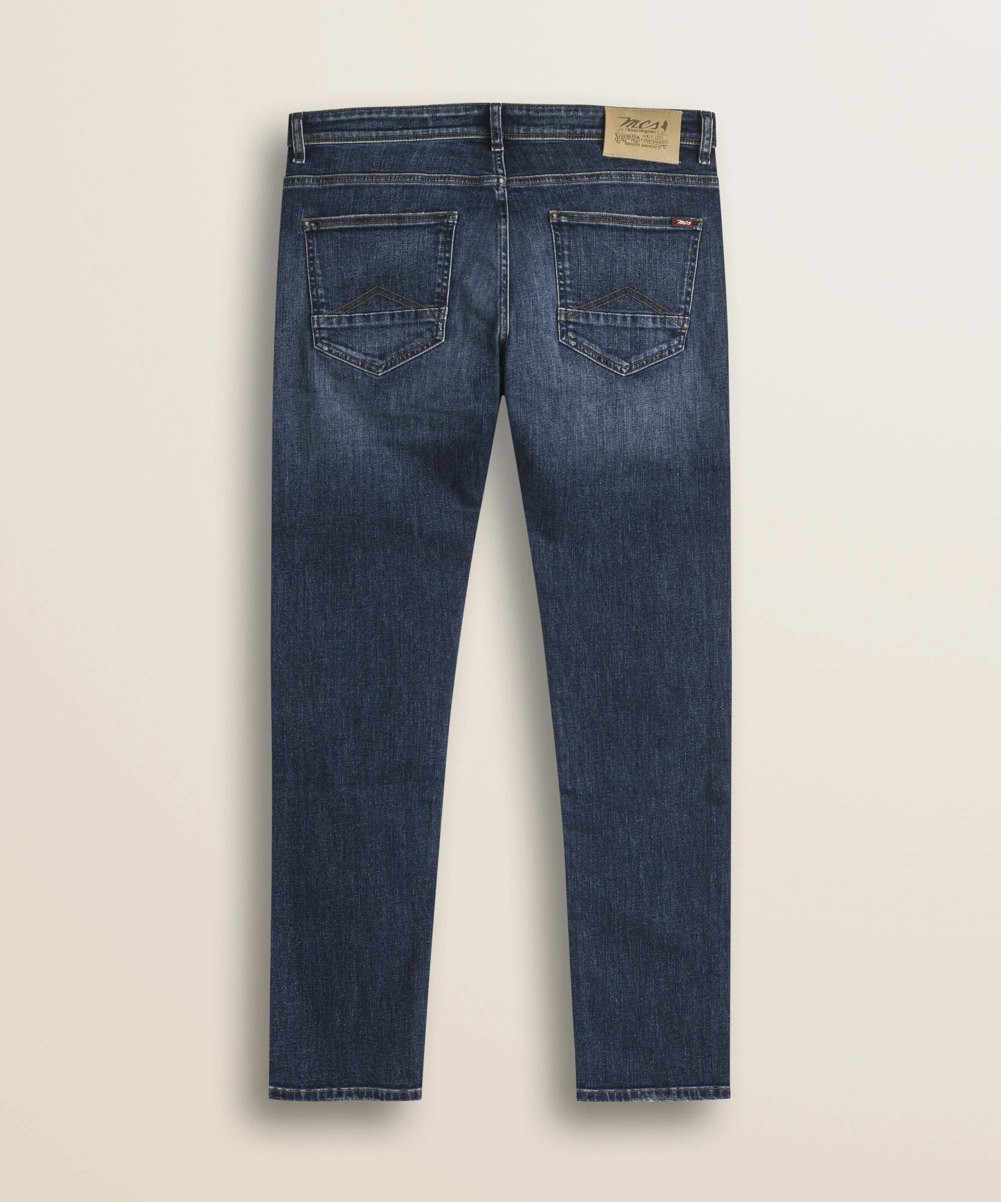 MCS Regular Fit Five Pockets Denim - Medium Blue