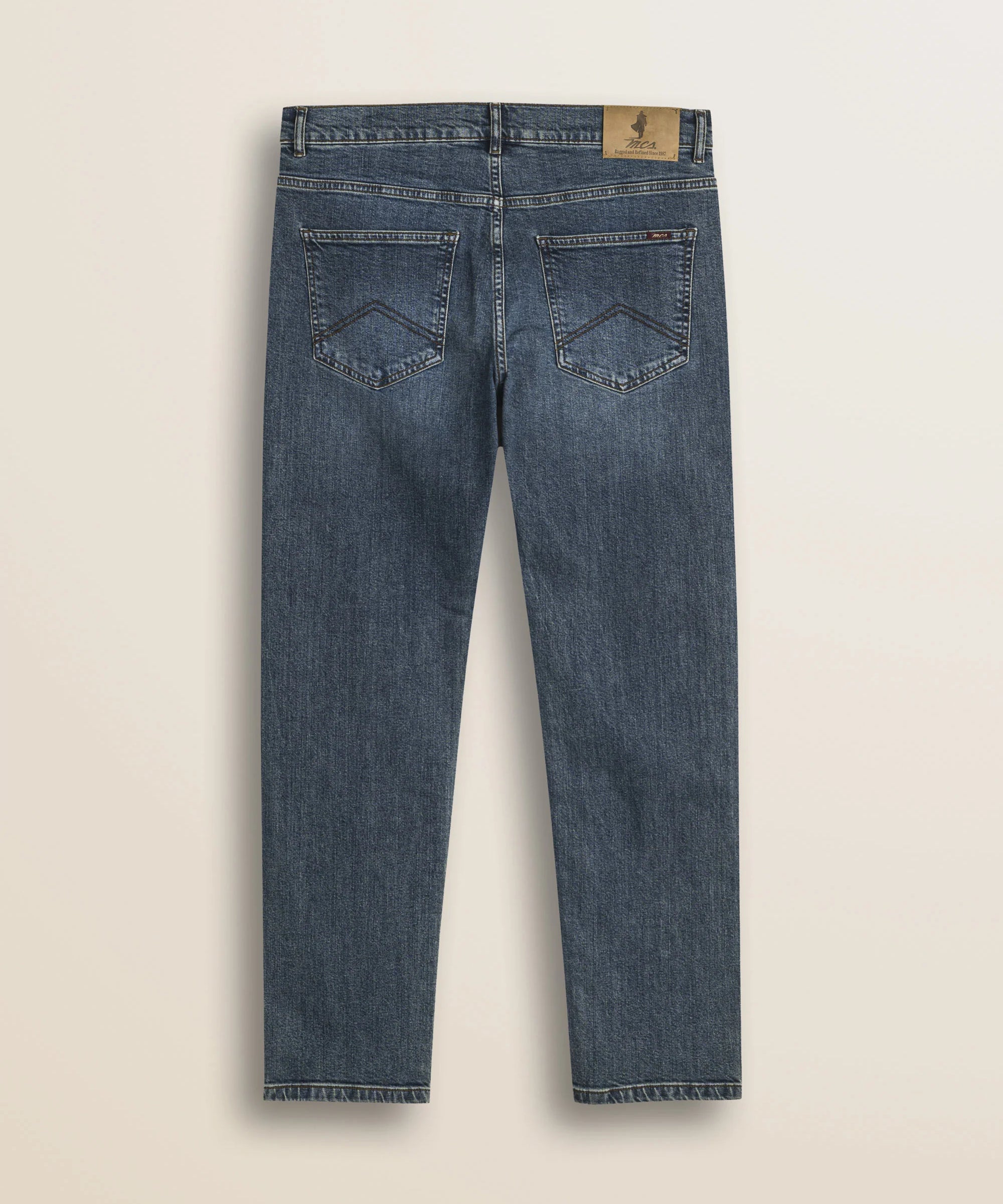 MCS Regular Fit Pants Five Pockets Denim - Medium Wash