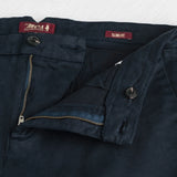 MCS Pantalone Chino in Gabardina Slim Fit - Navy