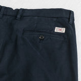 MCS Pantalone Chino in Gabardina Slim Fit - Navy