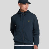 Lyle & Scott Hybrid Zip Hoodie - Dark Navy