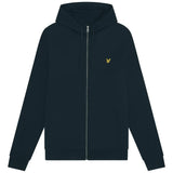 Lyle & Scott Hybrid Zip Hoodie - Dark Navy