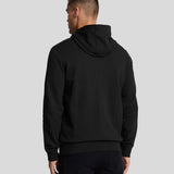 Lyle & Scott Hybrid Zip Hoodie - Jet Black