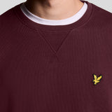 Lyle & Scott Crew Neck Sweatshirt - Burgundy